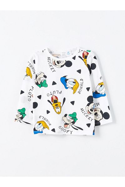 LC Waikiki Baby Boy - Daffy Duck Printed Crew Neck Long Sleeve Pajama Set