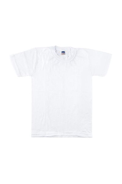 Berrak Children's White Short Sleeve 2 Pack Cotton Undershirt