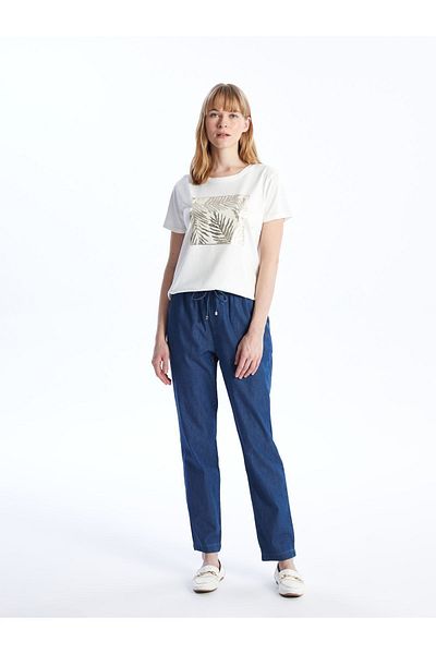 LC Waikiki Dámské džíny Carrot Fit s elastickým pasem