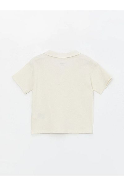 LC Waikiki LCW baby Polo Collar Basic Short Sleeve Baby Boy T-Shirt