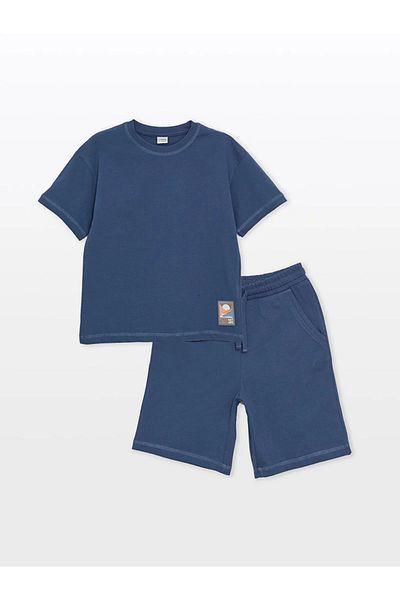 LC Waikiki LCW Kids Boy Comfortable T-shirt and Shorts Fit