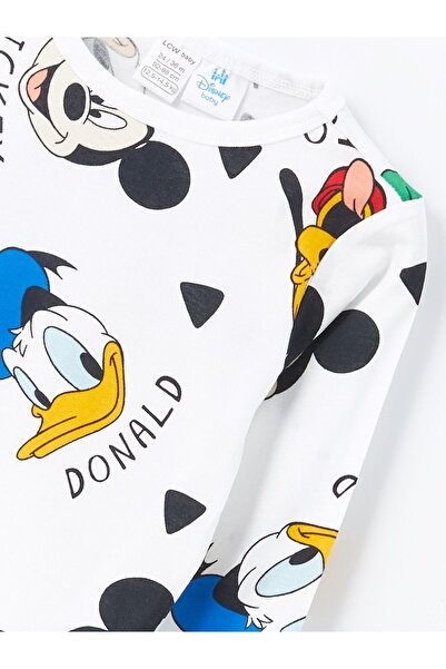 LC Waikiki Baby Boy - Daffy Duck Printed Crew Neck Long Sleeve Pajama Set