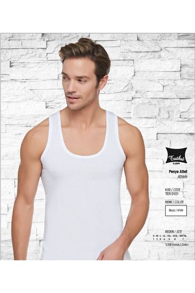 Arslan İç Giyim Tutku 6-Pack 100% Cotton Men's Undershirt
