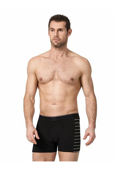 Namaldı 6 τεμάχια μπόξερ Lycra σε μαύρο χρώμα