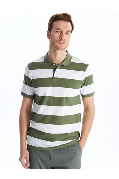 LC Waikiki LCWAIKIKI Classic Polo Collar Short Sleeve Color Block Pike Men's T-Shirt