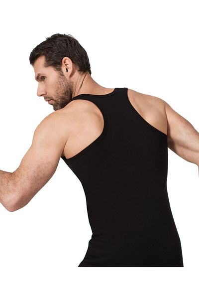 Namaldı 12 Pairs Black Color Namaldi Ribana Athlete Undershirt