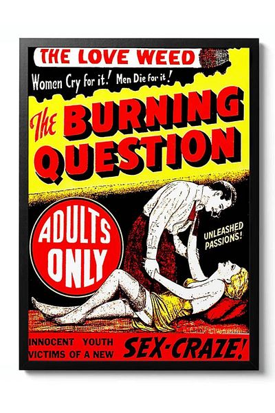 Taranist Vintage ρετρό Αφίσα από χαρτί διαφήμισης The Burning Question