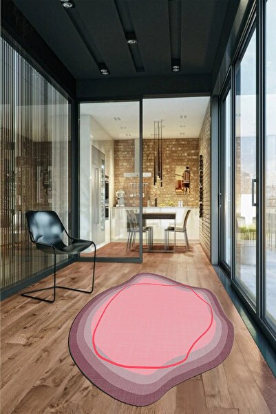 EY HOME Digital Printed Non-Slip Base Washable Modern Laser Cut Kitchen Living Room Carpet