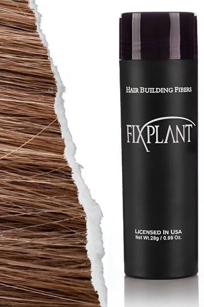 FIXPLANT Saç Dolgunlaştırıcı Topik 28 Gr. | Seyrek Saçlar için Saç Tozu | Fixplant Saç Fiberi