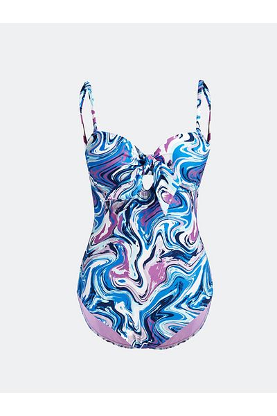 LC Waikiki AYMİRA STORE - Γυναικείο μαγιό με μοτίβο αφαιρούμενο μαξιλαράκι