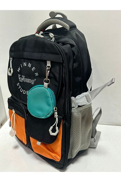 ÇÇS Waterproof Unisex Black Kanken Fabric - Large Size Backpack with Multi Pockets 51782