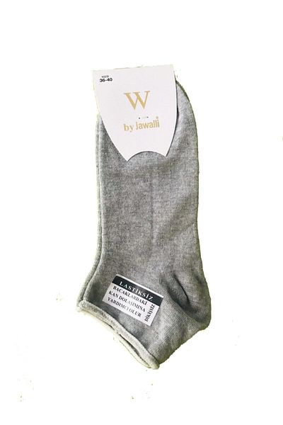 By Jawalli 3 Pairs Gray Color Seamless Diabetic Socks