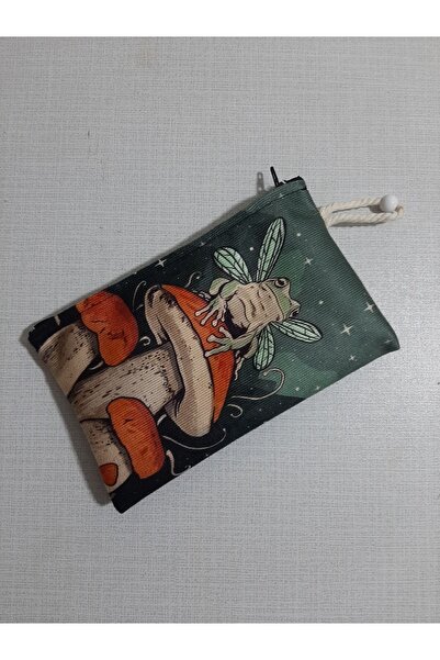 owl bag حامل قلم بتصميم فطر الجنية ومحفظة بتصميم ضفدع لطيف