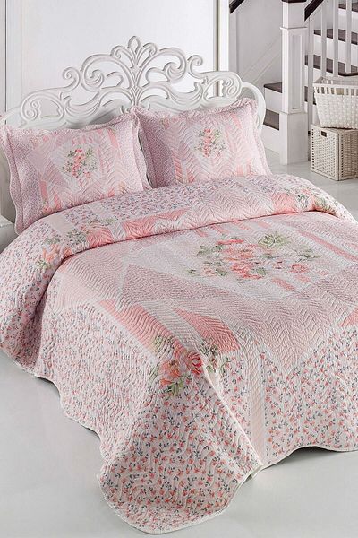 Örtüm Dolce Powder Double Quilted Bedspread