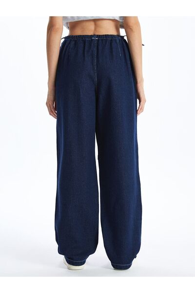 LC Waikiki LCW Beli Lastikli Jogger Kadın Jean Pantolon