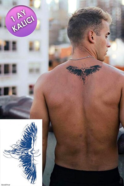 BP Tattoo 1 Ay Kalıcı Tattoo Gerçek Dövme Görünümlü Ense Sırt Göğüs Dövmesi