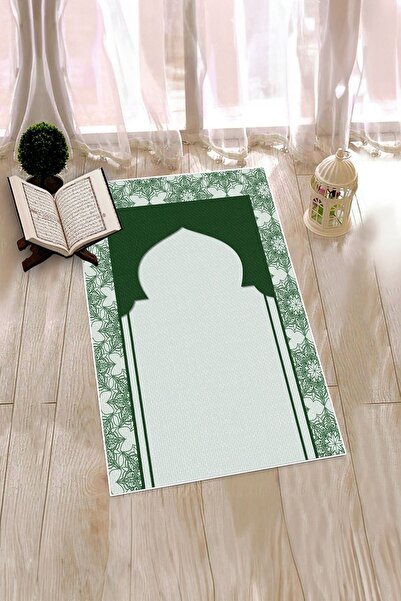 EY HOME سجادة صلاة رقمية مطبوع قابلة للغسل مقاس 70x130 سم