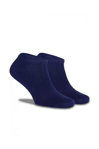 Dündar Ανδρικά μποτάκια χωρίς ραφή από μπαμπού Navy Blue 6 τεμαχίων