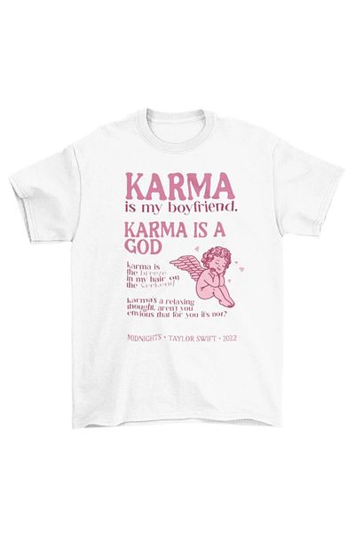 1blood Taylor Swift Karma - Tricou alb