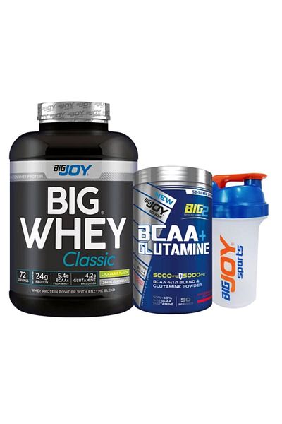 Bigjoy Sports Big Whey Classic - 72 Serving Chocolate Whey Protein, Bcaa and Glutamine Watermelon Aroma 600g