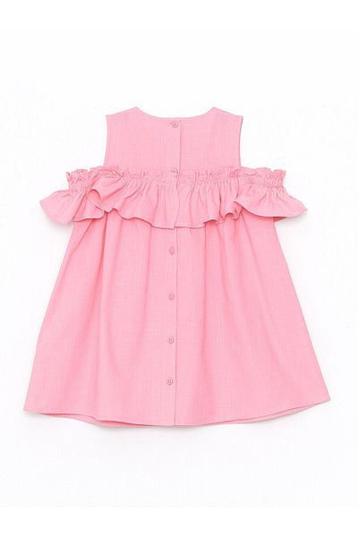 LC Waikiki Baby Girl Crew Neck Dress