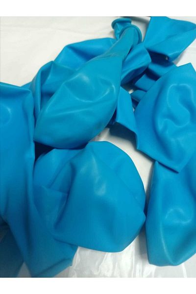 asöy Retro Sea Sand Balloon Pastel Light Blue Balloon Pastel Chocolate Brown Balloon
