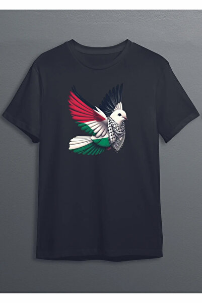 CONSTRAİN Μπλουζάκι Özgür Kuş με στάμπα Παλαιστίνης - Προσαρμοσμένο σχέδιο