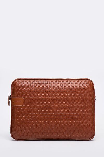 Sevinç Çanta حافظة لجهاز MacBook Air Pro مقاس 13.3 بوصة و14 بوصة بلون أسمر - كمبيوتر محمول