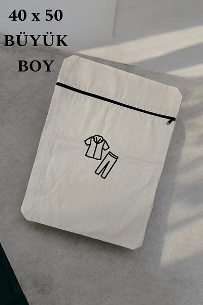 CALİONS 100% Cotton Suitcase - Organizer Inside