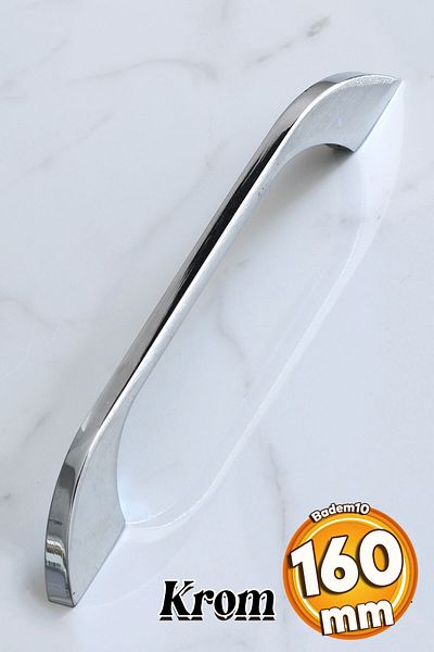 Badem10 Ezgi Metal Chrome Handle 160 mm 16 cm Furniture Kitchen Drawer Cabinet Cabinet Handles Cover Handle Handle
