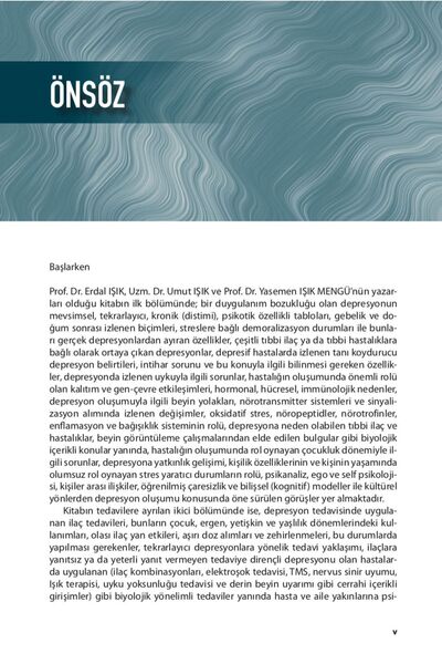 Ema Tıp Kitabevi Tüm Yönleriyle Depresif Bozukluklar
