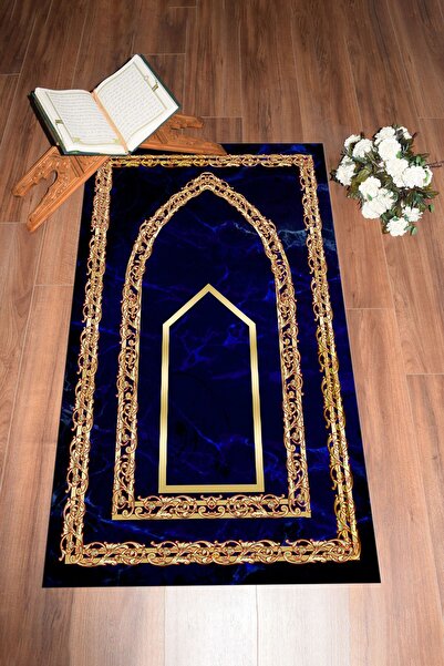 EY HOME Covoraș de rugăciune modern, lavabil, cu bază anti-alunecare, cu imprimeu digital, 70x130