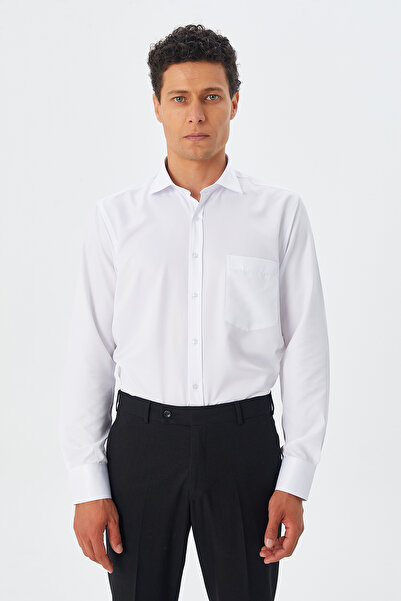 ModaPlaza Чоловіча класична сорочка з сатину 2188