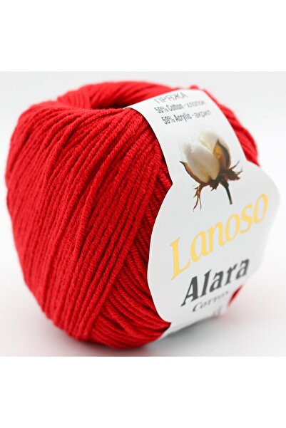 Lanoso Alara El Örgü İpliği - 956 Kırmızı -