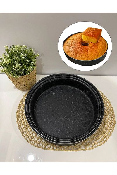 COOKCASE 28-30-32 سم طقم صواني 3 قطع