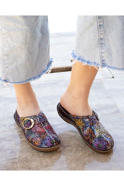 CONSUELO Orthopedic Leather Slippers 10306