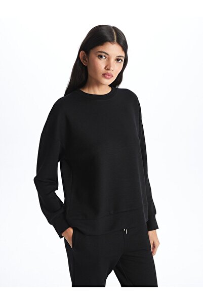 LC Waikiki طاقم الرقبة البلوز المرأة كبيرة الحجم