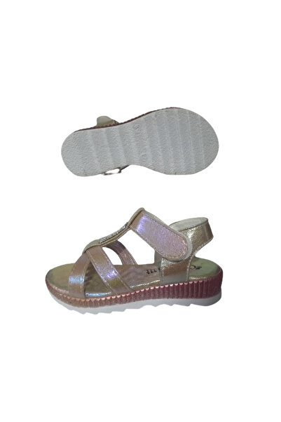 Cassy Casyy Girl's Orthopedic Daily Sandals - Gold, cassy365-00