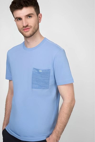 Calvin Klein Men's Regular Fit Cotton T-shirt - Ck Pocket K10k 105170