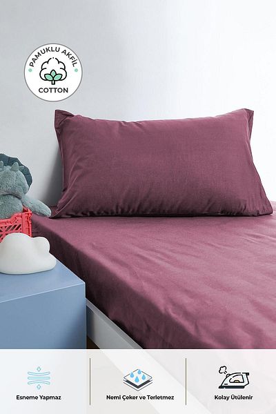 Pikas Anisa Fitted Padded Fabric Single Bed Sheet