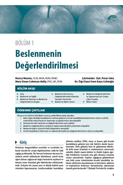 Ema Tıp Kitabevi Beslenme Durumunun Saptanması