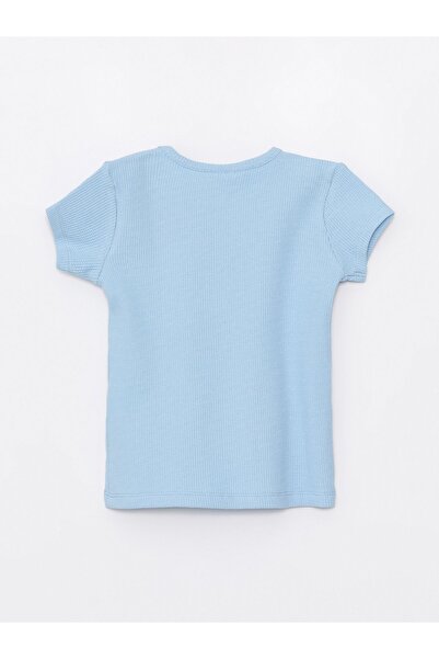 LC Waikiki Set pijama pentru bebelusi baieti cu pantaloni scurti - decolteu, maneca scurta, imprimat