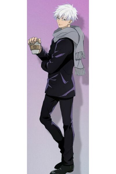 owl bag Anime-Jujutsu Kaisen - غطاء وسادة معانقة منقوش من جوجو ساتورو