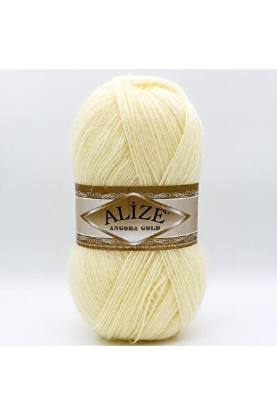 Alize Angora Gold El Örgü İpliği - 01 Krem -