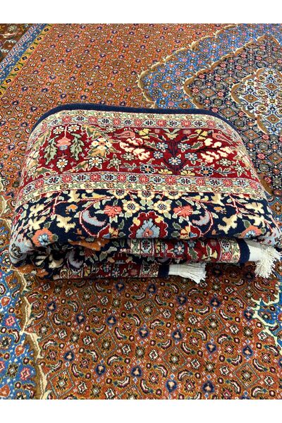 RD RAMAZAN DAĞ EL HALI SANATI El Dokuma Sümerbank Hereke Halısı İmzalı Lalezar Modeli.Ebatı 220x150.