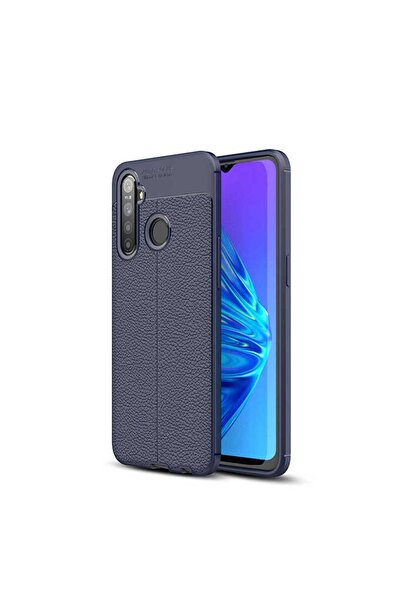 Zipax Oppo Realme 6i Kılıf Deri Görünümlü Silikon Zipax-Zr-Niss