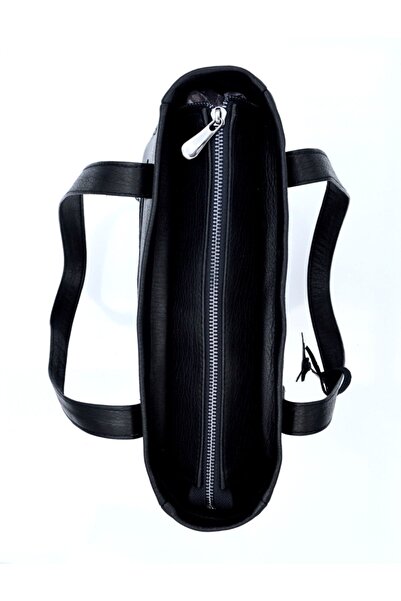 Camel Τσάντα Tove Μαύρη από γνήσιο δέρμα