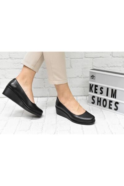 Kesim Shoes Women's Closed Genuine Leather Shoes 35-44