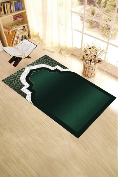 EY HOME Covoraș de rugăciune digital cu imprimeu lavabil, șters, modern, 70x130