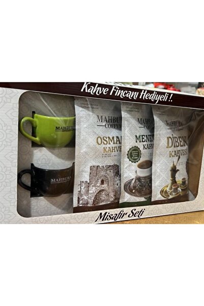 Mahbuba kahve Mahbuba Misafir Seti Kahve 2 Fincan Hediyeli